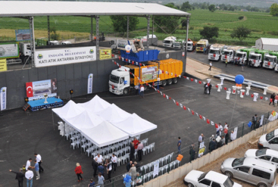 İnegöl Katı Atık Transfer İstasyonu hizmete açıldı