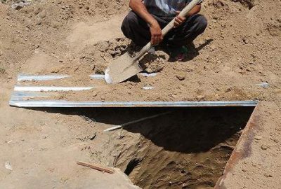 400 kişilik toplu mezar bulundu