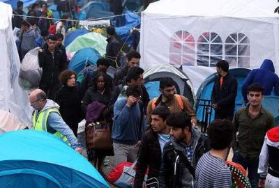 Paris’te sığınmacıların kaldığı park boşaltıldı