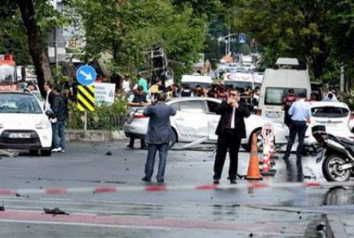 Camiden anons yapıldı! Olay yeri boşatıldı!