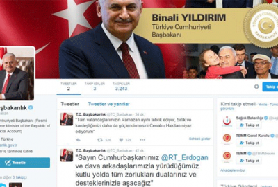 Başbakan Yıldırım’dan ilk tweet
