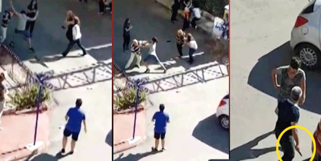 Maddi hasarlı kazada kadın öğretmene saldırı