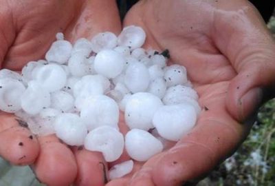 İznik’te tarım arazilerini dolu vurdu