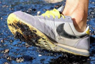 Sıcaktan asfalt eridi!