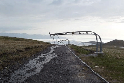 Rize’de ilginç görüntü