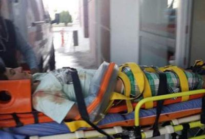 Bisikletiyle balkondan düştü!