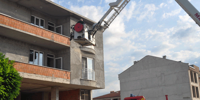 Bursa’da bebek kurtarma operasyonu