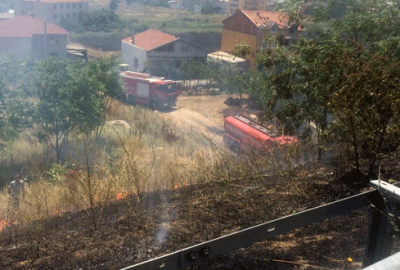 Bursa’da bir izmaritle alev aldı, köy büyük tehlike atlattı