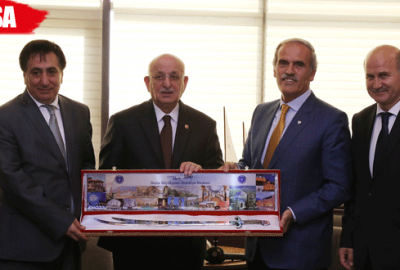 TBMM Başkanı’na el yapımı Zülfikar