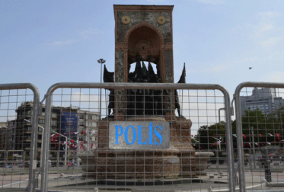 Taksim’de bariyerli önlem