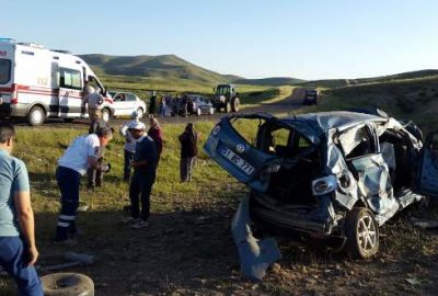 Çocukların otomobil macerası acı bitti