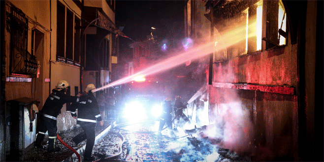 Bursa’da korkutan yangın