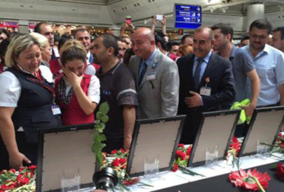 Atatürk Havalimanı’nda hüzünlü tören