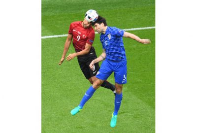 Türkiye – Hırvatistan maçından kareler