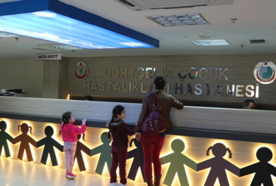 Çocuk hastanesinin acil servisi yenilendi