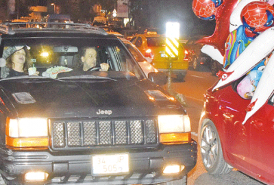 Trafikte yakalandılar