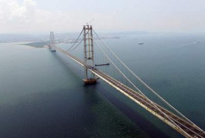 Osmangazi Köprüsü’nün 3 yıllık öyküsünün görüntüleri