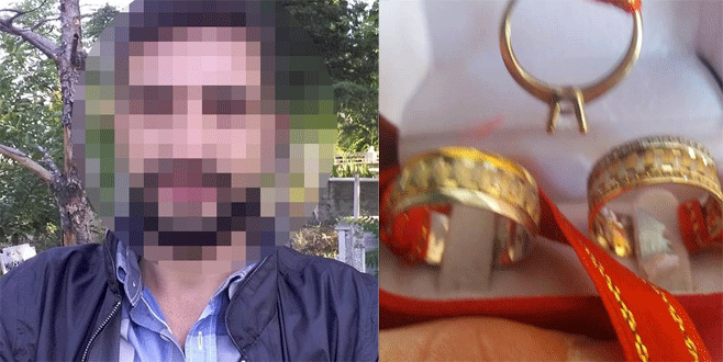 Söz yüzüklerini parmağına takıp intihar etti