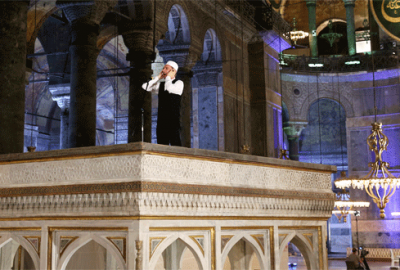 Ayasofya’da 85 yıl sonra sabah ezanı