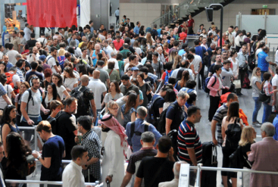 Atatürk Havalimanı’nda tatil yoğunluğu