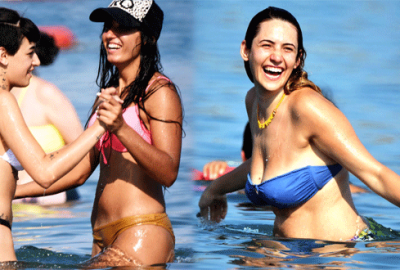 Bodrum’da bayramlaşan plaja koştu