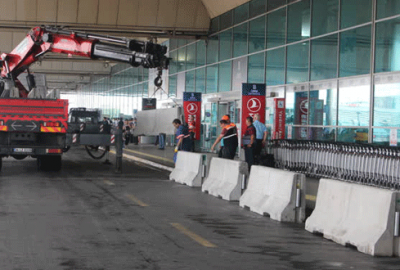 Atatürk Havalimanı’nda beton bariyerli önlem