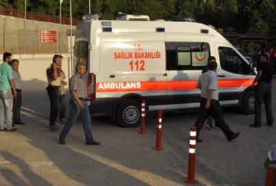 PKK’nın havan mermisi otomobile isabet etti!