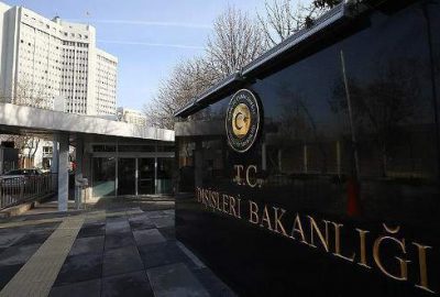 Dışişleri Bakanlığı’ndan Nice açıklaması