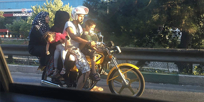 Bursa’da pes dedirten görüntü