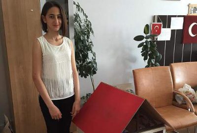 Ortaokul öğrencisinden ‘elektriği kapatan kapı kilidi’