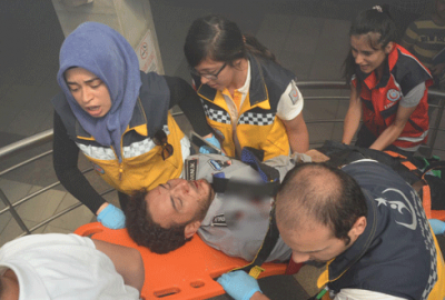 Havai fişekle hırsızlık girişimi