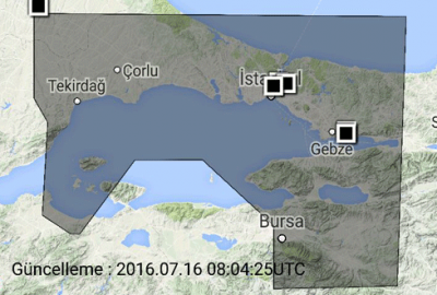 Marmara hava sahası kapatıldı