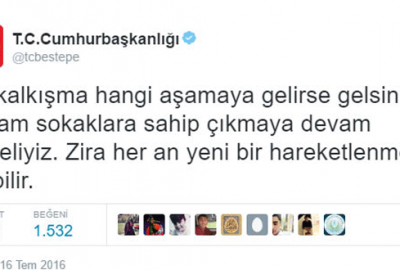 Cumhurbaşkanlığı’ndan flaş çağrı