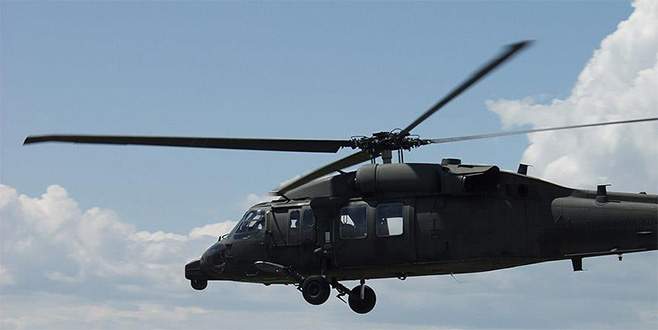 Türk askeri helikopteri Dedeağaç’a indi