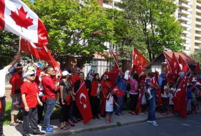 Kanadalı Türklerden FETÖ protestosu