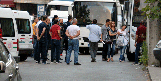 Bursa’da 33 kişi tutuklanmaları talebiyle mahkemeye sevk edildi
