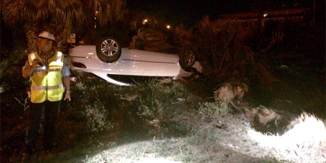 Bursa’da adliye bahçesine uçtu