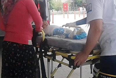 Bursa’da oynayan çocuk tandıra düştü