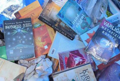 Çöp konteynerinde Gülen’a ait yayınlar bulundu