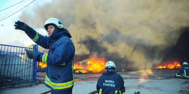Bursa’da korkutan yangında 4 köpek telef oldu