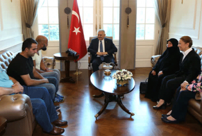 Darbeye direnen vatandaşlar Başbakan ile buluştu