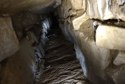Meksika'da, arkeolojik Palenque kentinde Maya Kralı Pakal'ın anıt mezarının altından