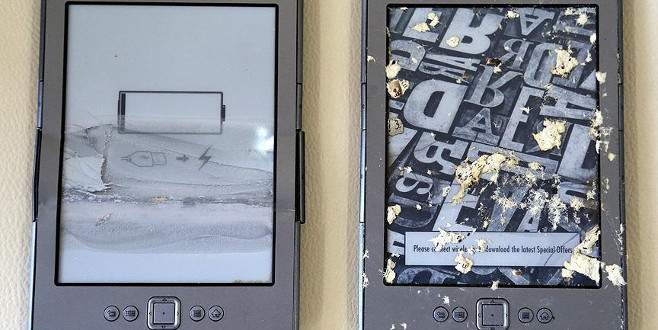 Evrakları yakıp bilgisayarı yıkadılar