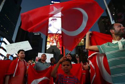 New York’ta Fetullah Gülen’in Türkiye’ye iadesi için protesto düzenlendi