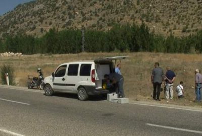 Yol kenarında suikast silahı ve 2 adet şarjör bulundu
