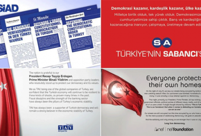 Türk şirketlerinden dünyaya ‘demokrasi’ ilanı
