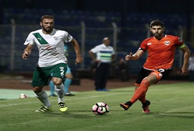 Adanaspor-Bursaspor maçından kareler