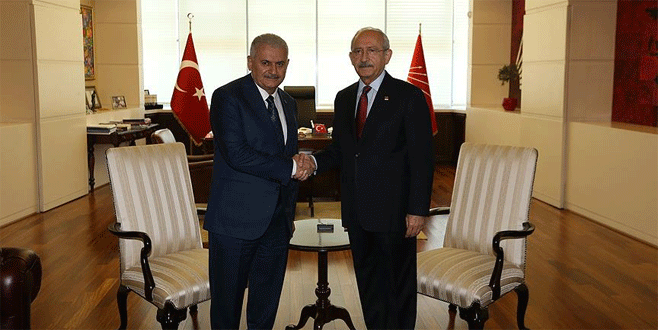 Başbakan Yıldırım, Kılıçdaroğlu ile görüştü