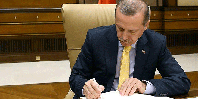 Erdoğan’dan kanun onayı