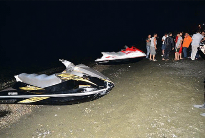 Jet skiler çarpıştı: 1 ölü, 1 yaralı